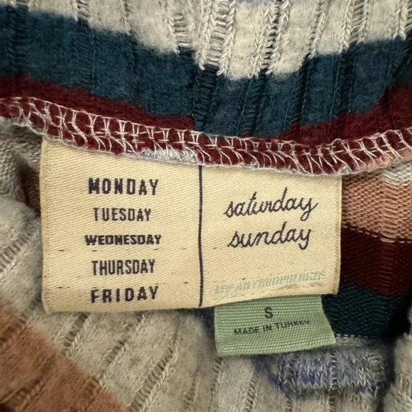 Saturday Sunday by Anthropologie Pippa Haccie Striped Turtleneck Ribbed Sweater - Picture 5 of 8